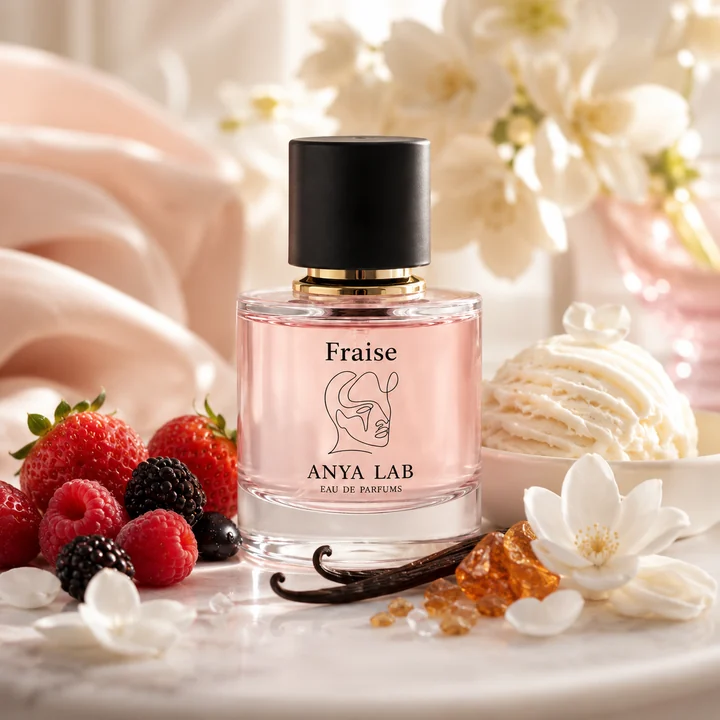 Fraise Cachée creamy ice cream editorial