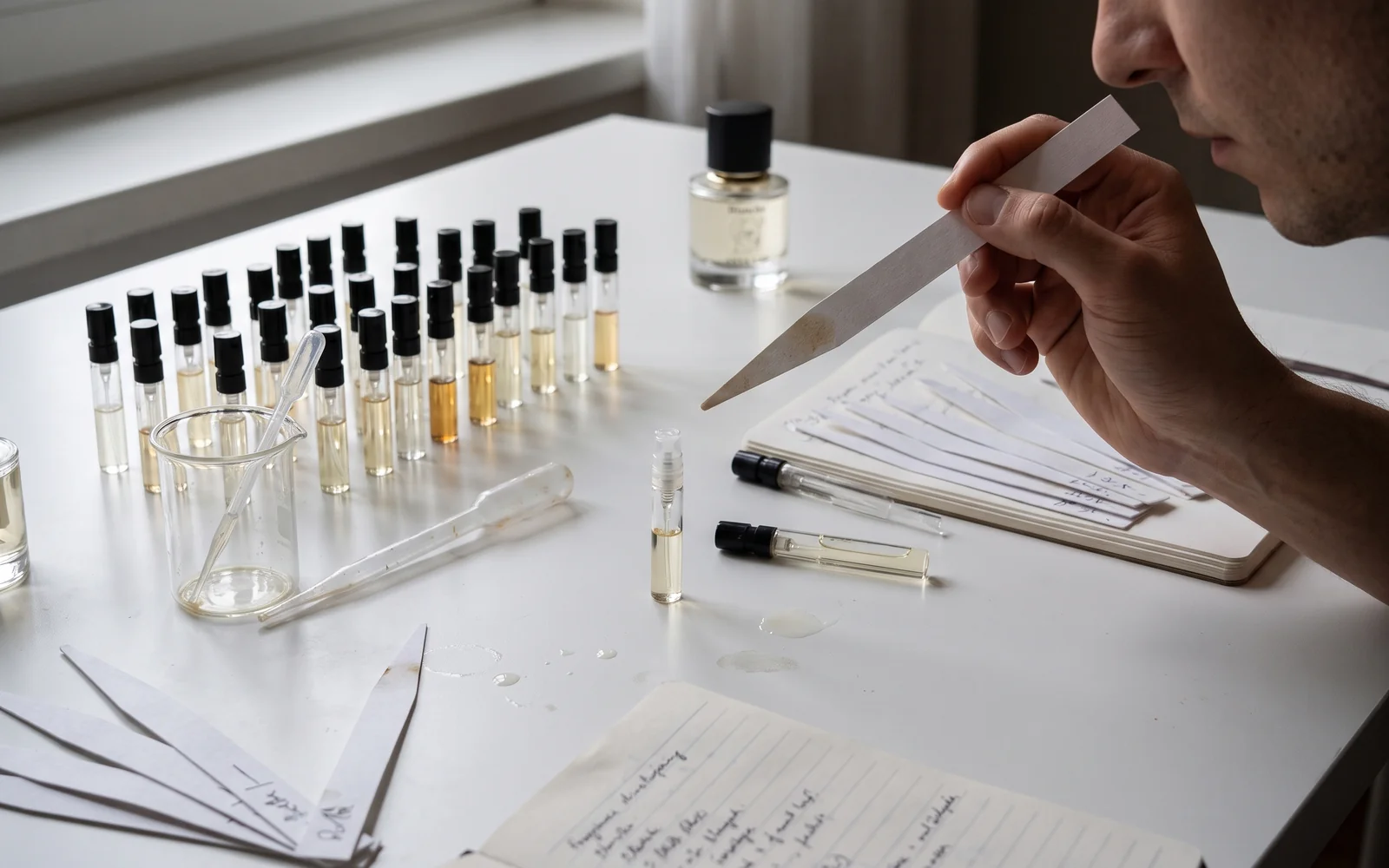 ANYA LAB Blanche fragrance evaluation process